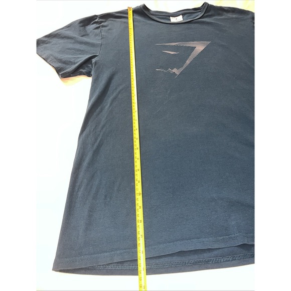 Gymshark Shirt Mens Medium Light Blue Athletic Gym‎ Performance Tee Lightweight - Picture 9 of 16